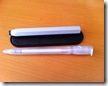 Just Mobile AluPen - Vergleich zum Kugelschreiber