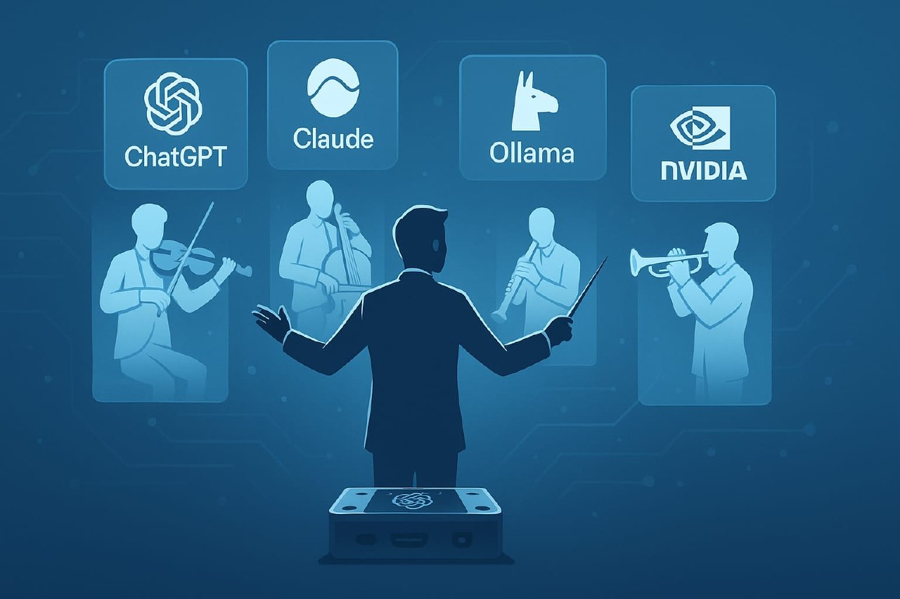 OpenClaw als Dirigent: Der Orchestrator koordiniert verschiedene KI-Modelle wie ein Orchester